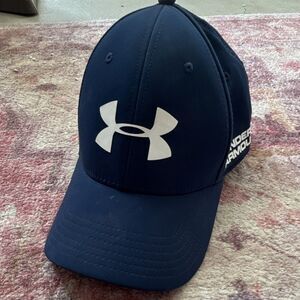Under Armour UA Golf Baseball Cap Navy Blue LG/XL Unisex Polyester Lightweight